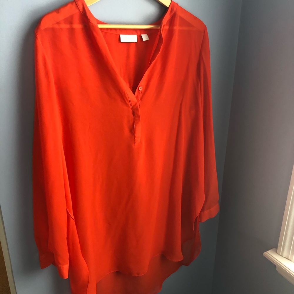Sheer tunic